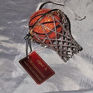 Piper K Basketball Gem Ornament Bnwt EL